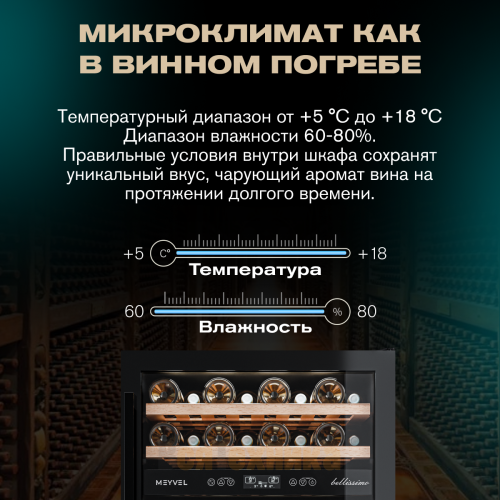 Винный шкаф Meyvel MV46-KBT2
