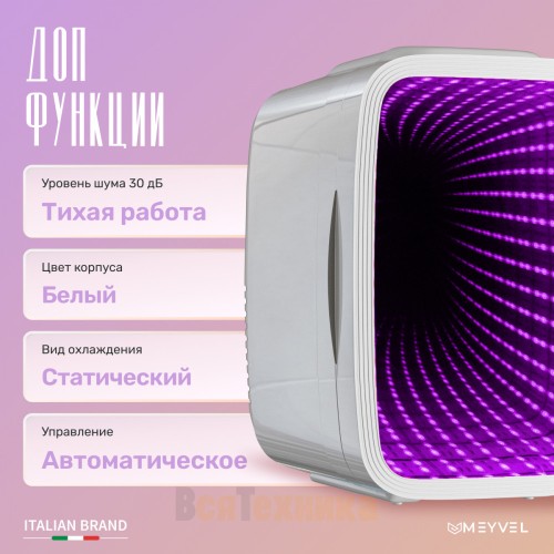 Холодильник для напитков Meyvel MD-04C3W-RGB