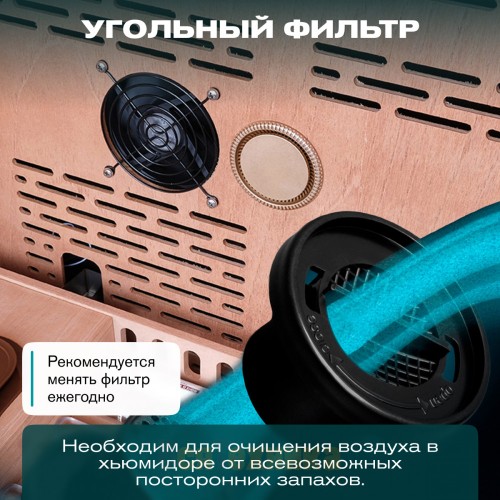 Хьюмидор шкаф Meyvel MC-272BK (PRO)