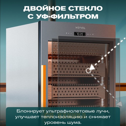 Хьюмидор шкаф Meyvel MC-272BK (PRO)