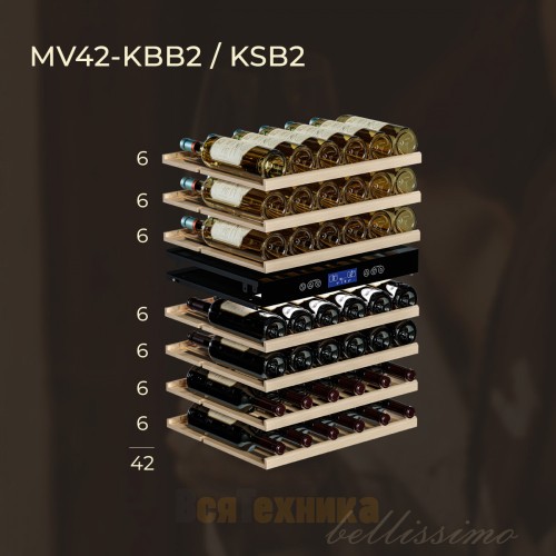 Винный шкаф Meyvel MV42-KBB2