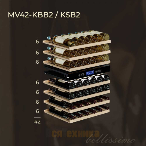 Винный шкаф Meyvel MV42-KSB2