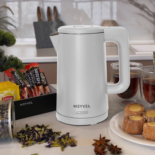 Электрический чайник Meyvel MKE-03T (White)