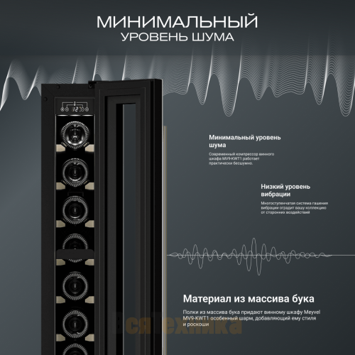 Винный шкаф Meyvel MV9-KWT1