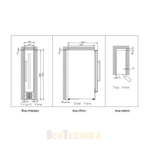 Винный шкаф Cold Vine C7-KBT1