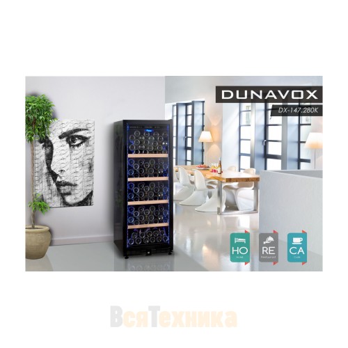 Винный шкаф Dunavox DX-147.280K
