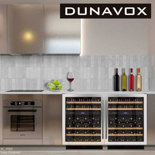 Винный шкаф Dunavox DX-53.130SDSK/DP