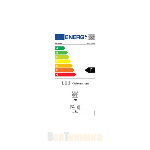 Винный шкаф Dunavox DX-70.258MB
