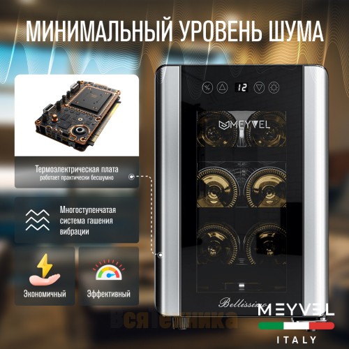 Винный шкаф Meyvel MV06-BSF1 (easy)