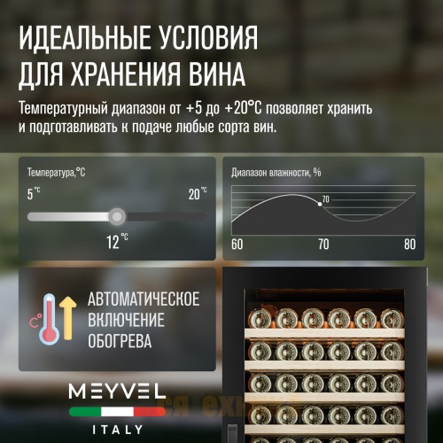 Винный шкаф Meyvel MV141PRO-KBT2