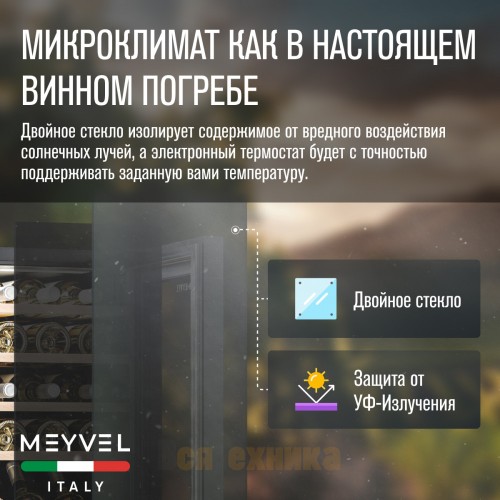Винный шкаф Meyvel MV15-KBF1