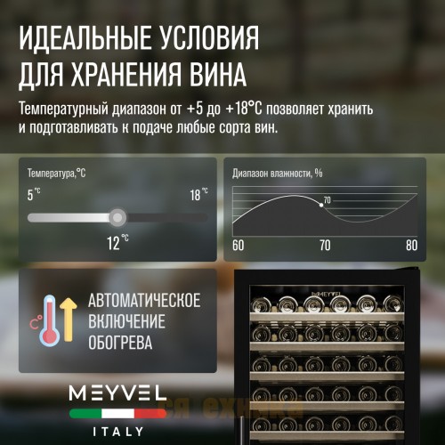 Винный шкаф Meyvel MV160-KBT2
