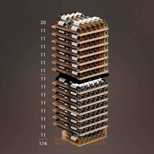 Винный шкаф Meyvel MV163PRO-KBT2