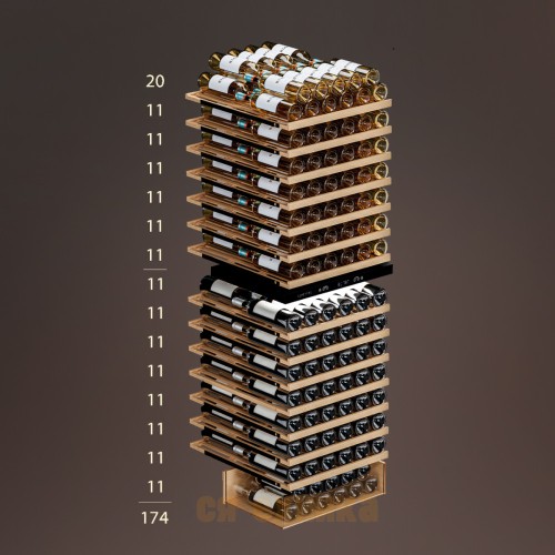 Винный шкаф Meyvel MV163PRO-KST2