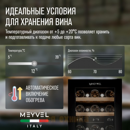 Винный шкаф Meyvel MV28NH-KBT2