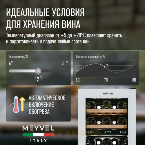 Винный шкаф Meyvel MV28NH-KWT2