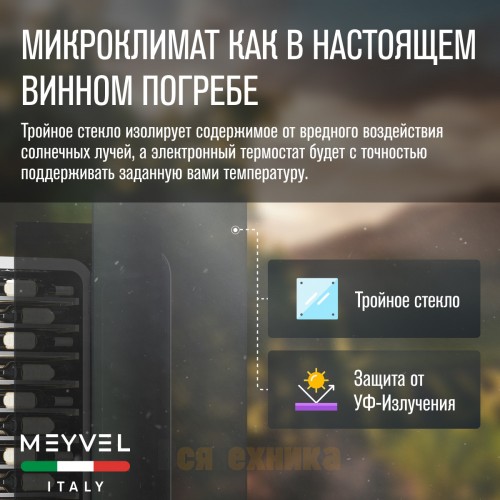 Винный шкаф Meyvel MV34-KWF1