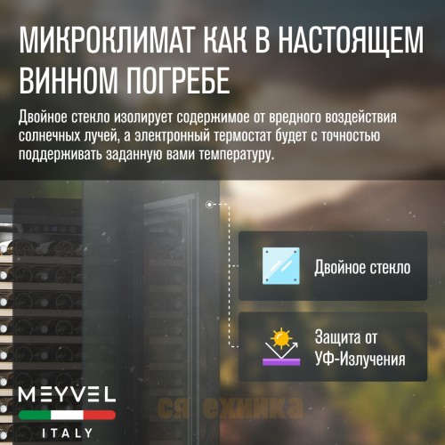 Винный шкаф Meyvel MV66-KBB1