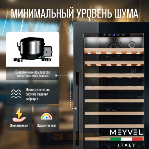 Винный шкаф Meyvel MV66-KBB1