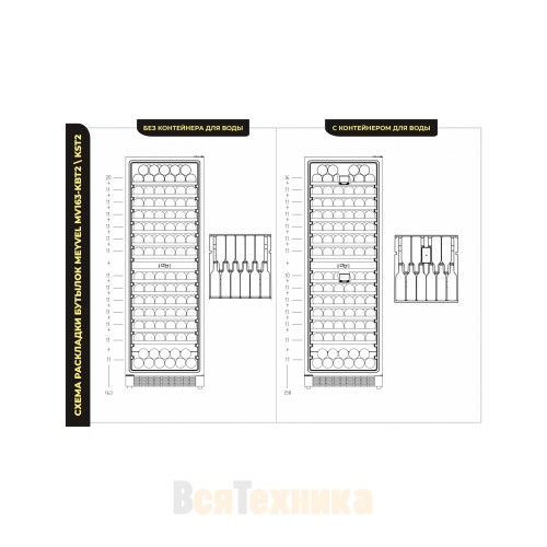 Винный шкаф Meyvel MV163-KBT2