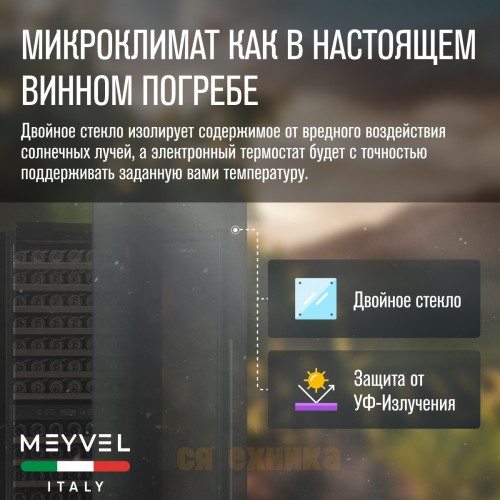 Винный шкаф Meyvel MV171-KBT1