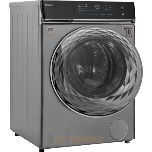 Стиральная машина с инвертором и паром Weissgauff WM 879 Diamond Inverter Steam