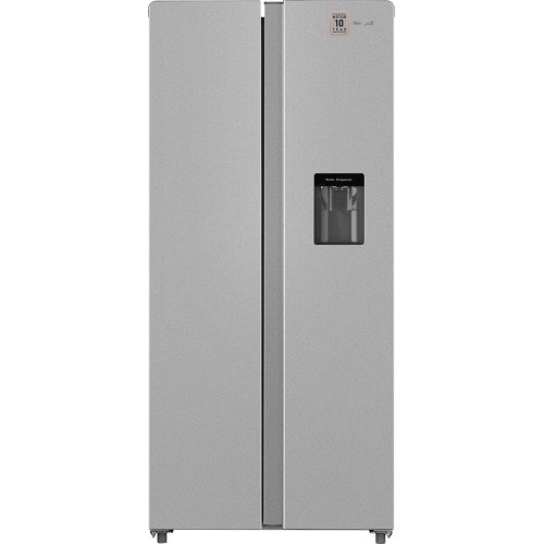 Отдельностоящий холодильник с инвертором и подачей воды Weissgauff WSBS 600 X NoFrost Inverter Water Dispenser