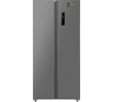 Отдельностоящий холодильник с инвертором Weissgauff  WSBS 500 Inverter NoFrost Inox