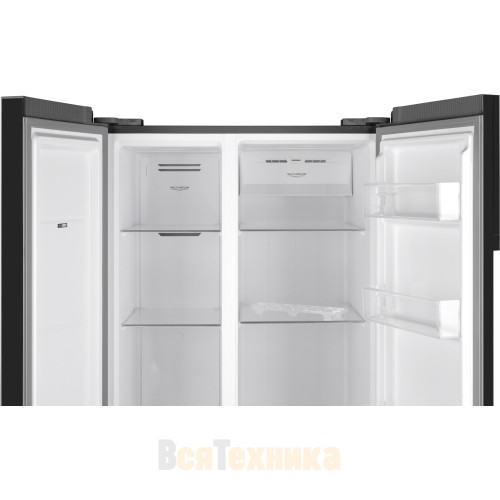 Отдельностоящий холодильник с инвертором Weissgauff WSBS 600 BeG NoFrost Inverter
