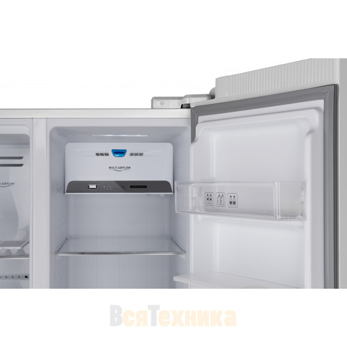 Отдельностоящий холодильник с инвертором и подачей воды Weissgauff WSBS 600 W NoFrost Inverter Water Dispenser