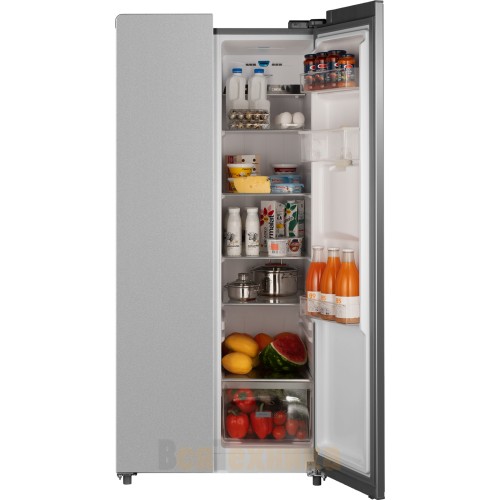 Отдельностоящий холодильник с инвертором и подачей воды Weissgauff WSBS 600 X NoFrost Inverter Water Dispenser