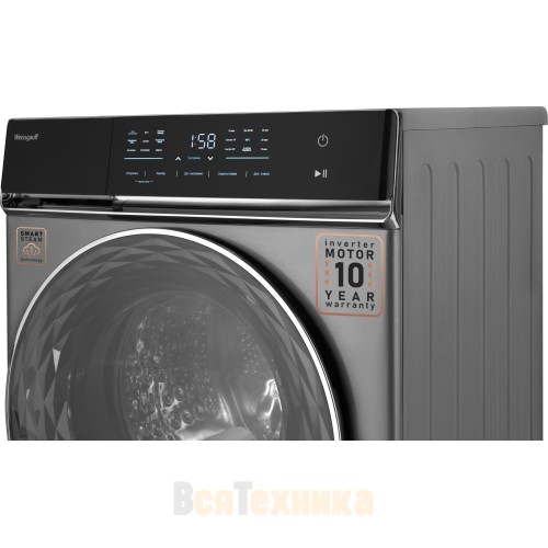 Стиральная машина с инвертором и паром Weissgauff WM 879 Diamond Inverter Steam