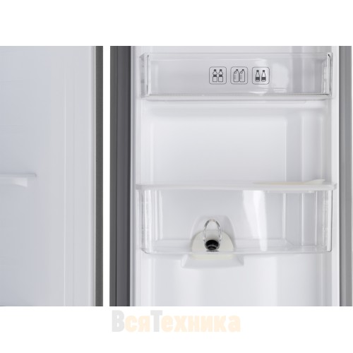 Отдельностоящий холодильник с инвертором и подачей воды Weissgauff WSBS 600 X NoFrost Inverter Water Dispenser