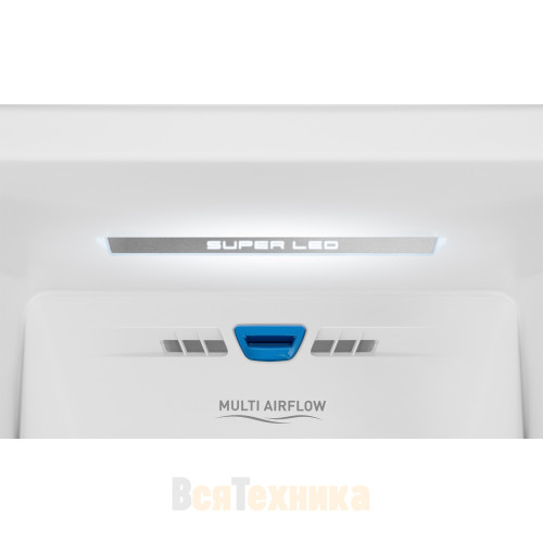 Отдельностоящий холодильник с инвертором Weissgauff WSBS 500 Inverter NoFrost White Rock Glass