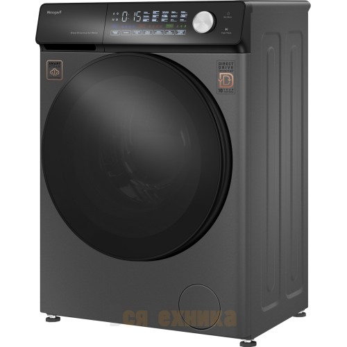 Стиральная машина с прямым приводом, инвертором и паром Weissgauff WM 45126 Steam Direct Drive Deep Grey