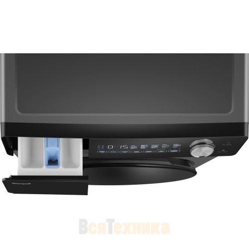 Стиральная машина с прямым приводом, инвертором и паром Weissgauff WM 45126 Steam Direct Drive Deep Grey