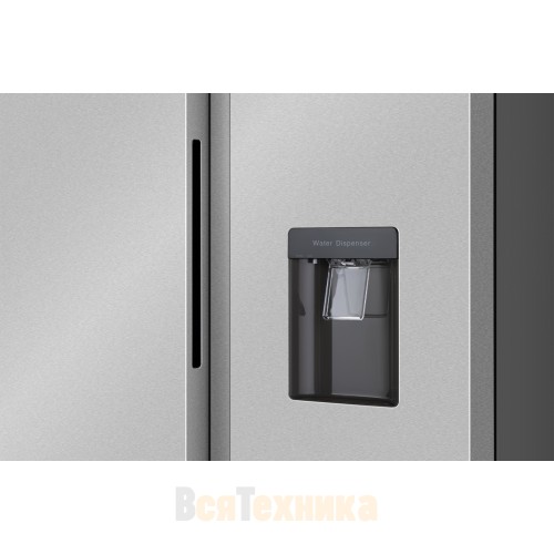Отдельностоящий холодильник с инвертором и подачей воды Weissgauff WSBS 600 X NoFrost Inverter Water Dispenser
