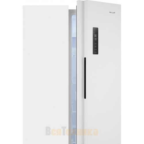 Отдельностоящий холодильник с инвертором Weissgauff WSBS 500 Inverter NoFrost White