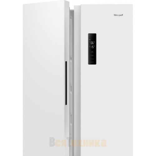 Отдельностоящий холодильник с инвертором Weissgauff WSBS 500 Inverter NoFrost White