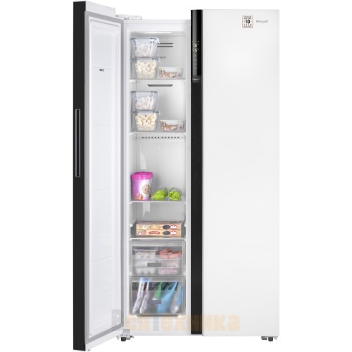 Отдельностоящий холодильник с инвертором Weissgauff WSBS 600 WG NoFrost Inverter