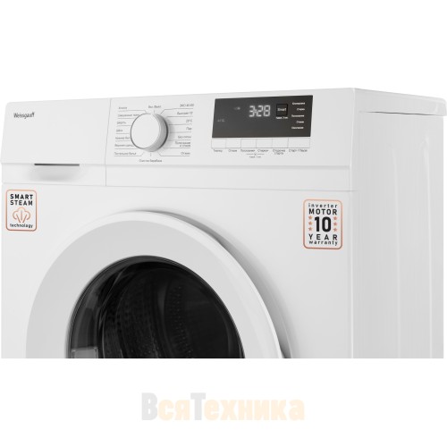 Стиральная машина с инвертором и паром Weissgauff WM 46127 DC Inverter Steam