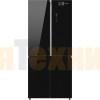 Отдельностоящий холодильник с инвертором Weissgauff WCD 590 Nofrost Inverter Premium EcoFresh Black Glass