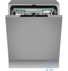 Встраиваемая посудомоечная машина с проекцией времени на полу, авто-открыванием и инвертором Weissgauff BDW 6151 Inverter Touch AutoOpen Timer Floor