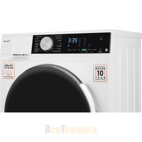 Стиральная машина с инвертором и паром Weissgauff WM 47148 DC Inverter Steam