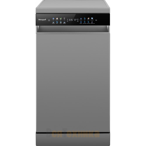 Посудомоечная машина c авто-открыванием и инвертором Weissgauff DW 4538 Inverter Touch Inox