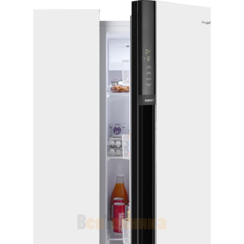 Отдельностоящий холодильник с инвертором Weissgauff WSBS 600 WG NoFrost Inverter