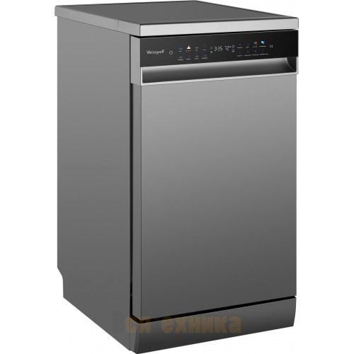 Посудомоечная машина c авто-открыванием и инвертором Weissgauff DW 4538 Inverter Touch Inox