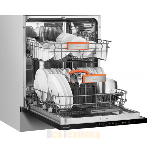 Встраиваемая посудомоечная машина с лучом на полу Weissgauff BDW 6025 D Infolight
