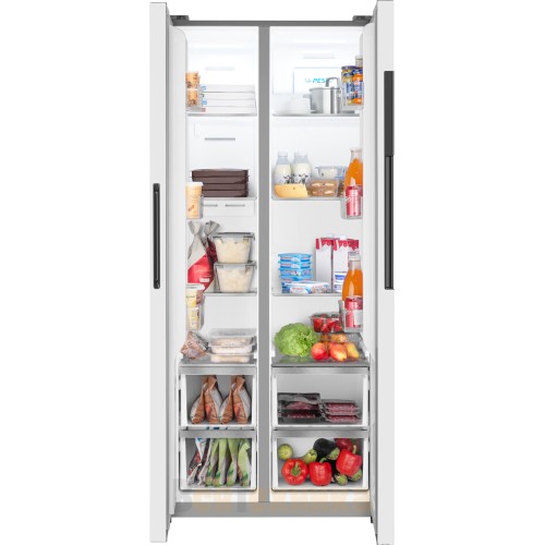 Отдельностоящий холодильник с инвертором Weissgauff WSBS 450 WNF Built-in