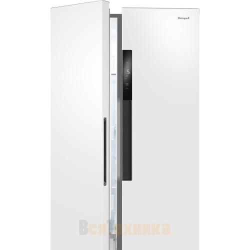 Отдельностоящий холодильник с инвертором Weissgauff WSBS 450 WNF Built-in